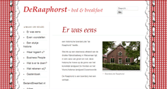 Desktop Screenshot of deraaphorst.nl